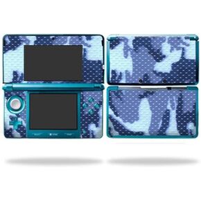 MightySkins Skin Compatible with Nintendo 3DS wrap Sticker Skins Blue Camo