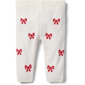 Janie and Jack Baby Girls' Bow Icon Sweater Pants (Infant)