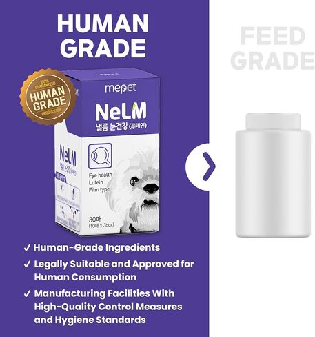 Mepet NeLM Dental Support for Dogs - Dental Care with Propolis Extract, Remove Plaque & Tartar, Bad Dog Breath - Orally Dissolving Film, Allergens and Additives Free - Beef Flavor (30 Strips) in Saudi Arabia