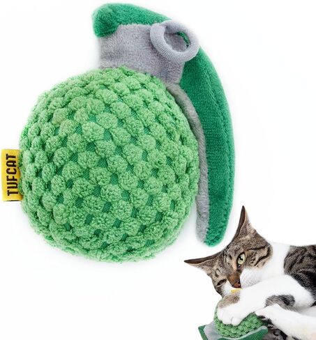 TNT Feather Cat Toys with Catnip, Jingle Sound Toy, Soft Fun Cat Kicker Toys to Chase, Exercise, Swatting, Hunting, and Biting for Indoor Cats of All Breeds in Saudi Arabia