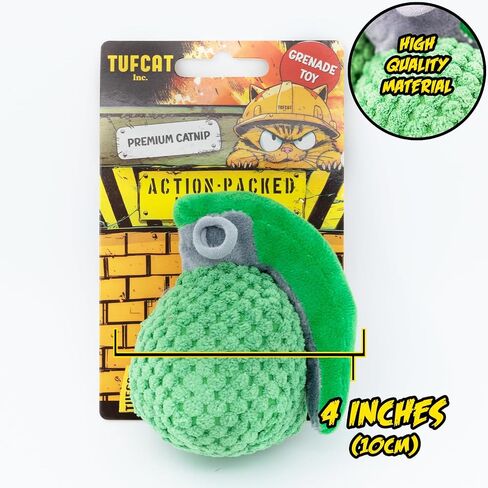 TNT Feather Cat Toys with Catnip, Jingle Sound Toy, Soft Fun Cat Kicker Toys to Chase, Exercise, Swatting, Hunting, and Biting for Indoor Cats of All Breeds in Saudi Arabia