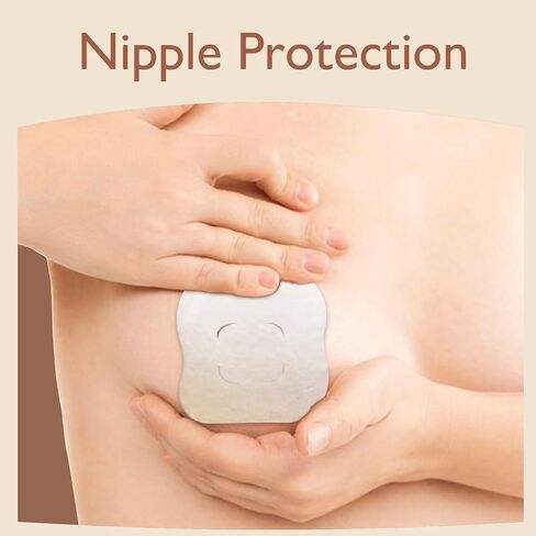 Hydrogel Nipple Gel Pads for Breastfeeding: Soothing Nursing Pads Reusable Instant Cooling Relief | Promotes Healing Irritated Nipples - 6Packs in Saudi Arabia