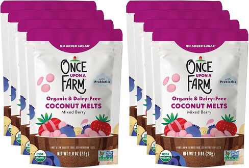 Once Upon a Farm Organic Coconut Melts, Mixed Berry, 8ct in Kuwait