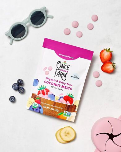Once Upon a Farm Organic Coconut Melts, Mixed Berry, 8ct in Kuwait