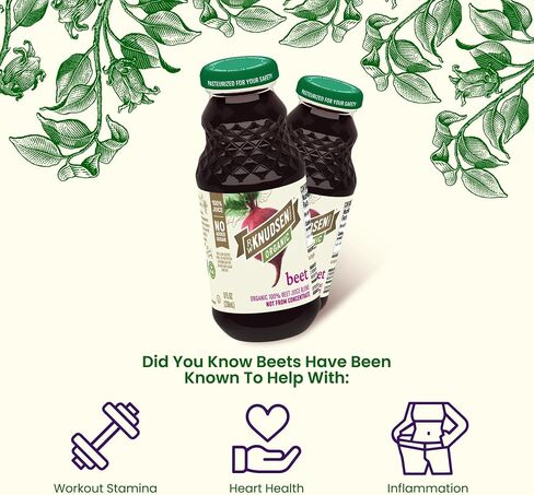 R.W. Knudsen Organic Beet Juice, 8 fl oz (12 Pack) in Saudi Arabia