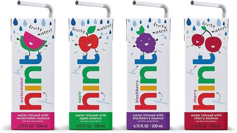 Hint Kids Water Apple, Pure Water Infused Apple, Zero Sugar, Zero Calories, Zero Sweeteners, Zero Preservatives, Zero Artificial Flavors, 6.75 Fl Oz (Pack of 32) in Saudi Arabia