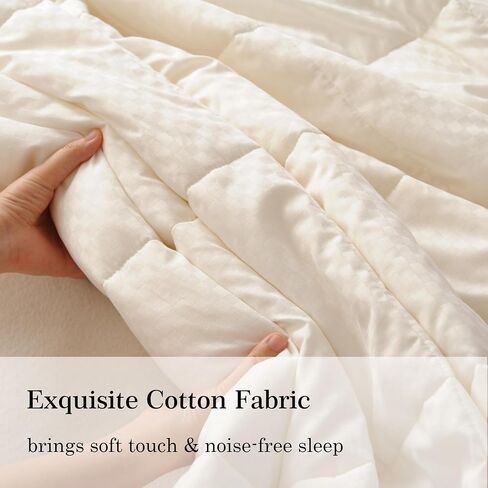 CUDDLE DREAMS Wool Comforter Duvet Insert, 100% Australian Wool Filling with Soft Noiseless Cotton Shell, Natural Warmth (Midweight for All Season, King) in Kuwait