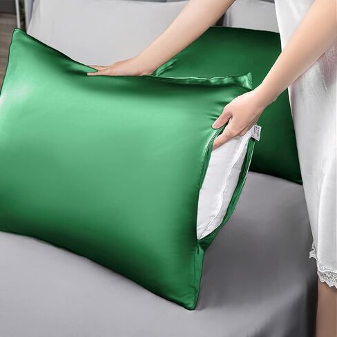 Mulberry Silk Pillowcase for Hair and Skin,Toddler Size Kids Silk Pillow Case with Hidden Zipper,Allergen Proof Dual Sides Soft Breathable Smooth Silk Pillow Cover(Toddler,Aqua Blue) in Saudi Arabia