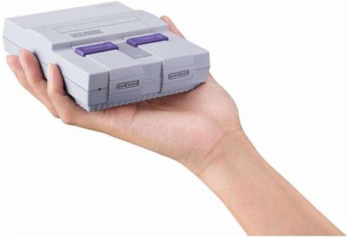 وحدة تحكم ألعاب الفيديو لـ SNES Classic Edition Spuer لنظام NES Mini، تحميل مسبق 21 مسؤول لألعاب SNES الأصلية، وصلة إلى تلفزيون عالي الدقة، التوصيل والتشغيل in Saudi Arabia