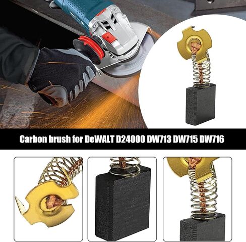 614367-00 Carbon Brush for Dewalt D24000 / DW713 / DW715 / DW716 Replaces BTS21-D04 5140024-30 0502025007 999044 Miter Saw (6pack) in Saudi Arabia