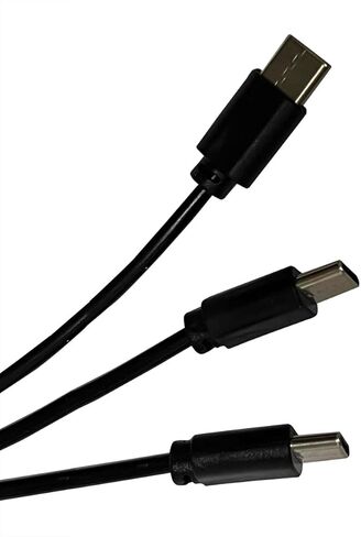 (8 بوصة) كابل مقسم USB C وUSB C لـ Rode VideoMic GO II، Wireless GO II والمزيد، سلك شحن 3 في 1 USB A إلى 3 أنواع C in Kuwait