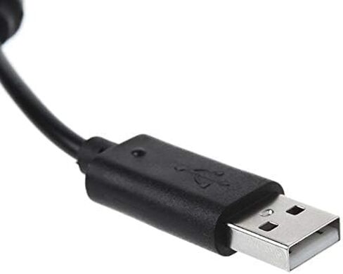 1 قطعة أسود USB الانفصال PC تمديد كابل الحبل محول محول ل Xbox 360 وحدة تحكم سلكية غمبد ، الملحقات in Saudi Arabia
