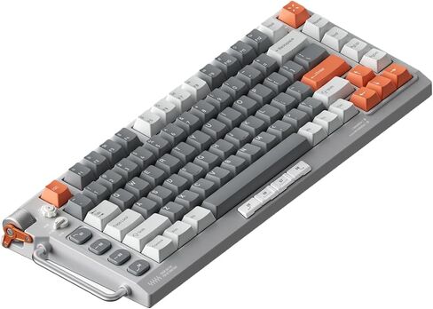 nuphy Field75 HE Magnetic Switch Gaming Keyboard,Wired Keyboard,83 Keys PC Gaming Keyboard,One Knob Volume Control, Hall Effect Sensors,Adjustable Actuation,Rapid Trigger-Magnetic White Switch in Saudi Arabia