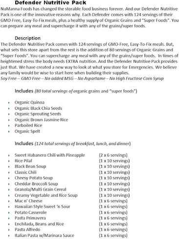 NuManna 204 Meals, Emergency Survival Food Storage Kit, Separate Rations, In A Bucket, 25+ Year Shelf Life, GMO-Free in Saudi Arabia