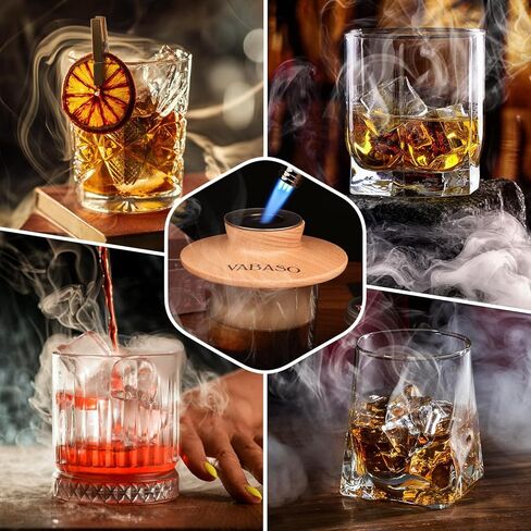 Vabaso 20 Piece Cocktail Shaker Set with Rotating Stand, 25oz Stainless Steel Black Bartender Kit Bar Tools Set for Home, Bars, Parties and Traveling, Cocktail Lovers Gift in Kuwait