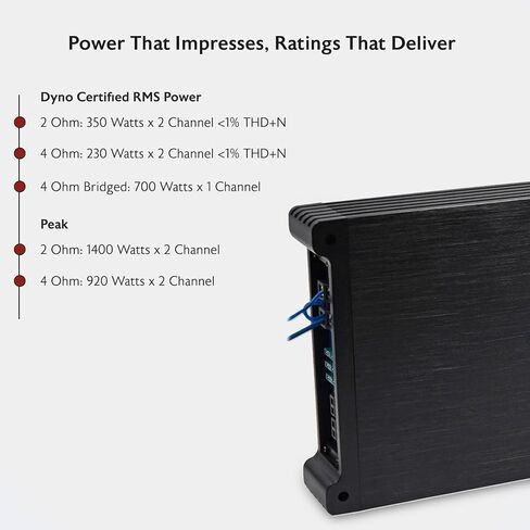 Rockville dB55 4000 Watt/1000w CEA RMS 5 Channel Amplifier Car Stereo Amp, Loud! in Kuwait