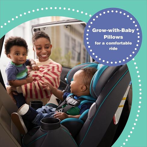 Disney Baby Grow and Go All-in-One Convertible Car Seat, Rear Facing Car Seat 5-40 pounds, Forward Facing Car Seat 30-65 pounds, Booster Car Seat 40-100 lbs, Minnie Charm in Saudi Arabia