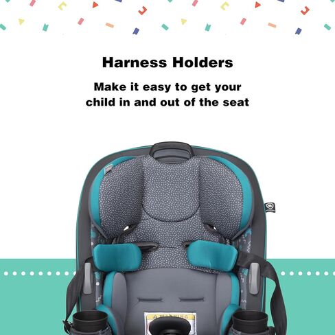 Disney Baby Grow and Go All-in-One Convertible Car Seat, Rear Facing Car Seat 5-40 pounds, Forward Facing Car Seat 30-65 pounds, Booster Car Seat 40-100 lbs, Minnie Charm in Saudi Arabia