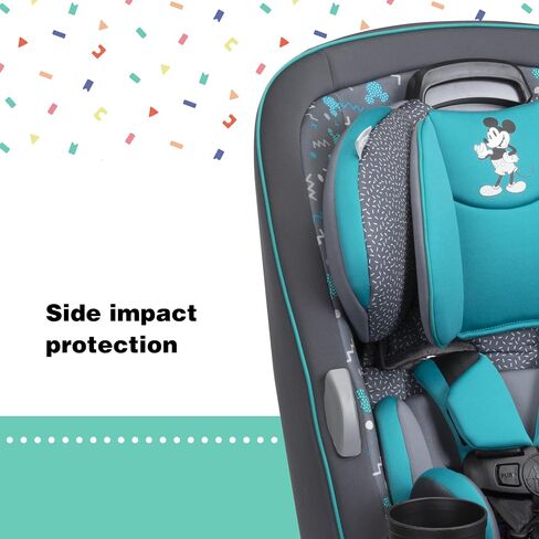 Disney Baby Grow and Go All-in-One Convertible Car Seat, Rear Facing Car Seat 5-40 pounds, Forward Facing Car Seat 30-65 pounds, Booster Car Seat 40-100 lbs, Minnie Charm in Saudi Arabia