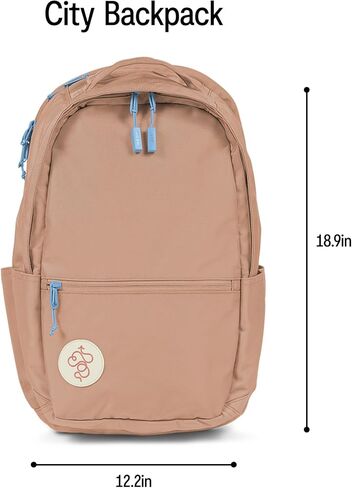 Baboon to the Moon City Backpack - in Black, Versatile, Water-Repellent, 16" Laptop-Friendly Backpack for Men and Women in Saudi Arabia