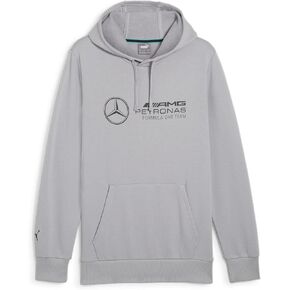 PUMA Men's Standard Mercedes-AMG Petronas Essentials Fleece Hoodie, Sheen Green