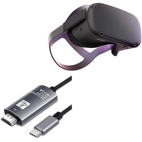 BoxWave Cable Compatible with Oculus Quest - SmartDisplay Cable - USB Type-C to HDMI (6 ft), USB C/HDMI Cable - Jet Black
