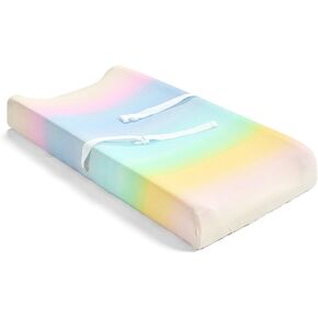 Ombre Organic Cotton Changing Pad Cover, 32" x 16" x 5", Multi