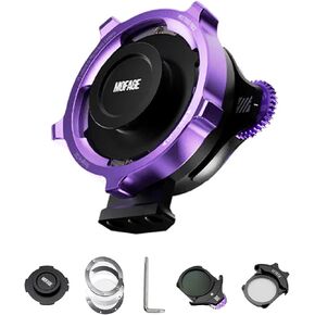 MOFAGE PL-L Lens Adapter for PL to L Mount Camera Lens Adapter, Fit All PL Lens Filter Size, Quick Change Filter