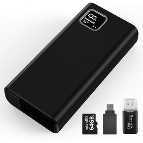 Mini 2K HD Video 4K Photo Covert Nanny Cam Security Camera with 64G Card, Small Camera with Night Vision Motion Detection