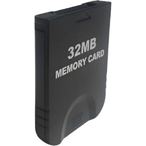 32MB High-Speed Memory Card for Nintendo Gamecube & Wii Consoles - Black