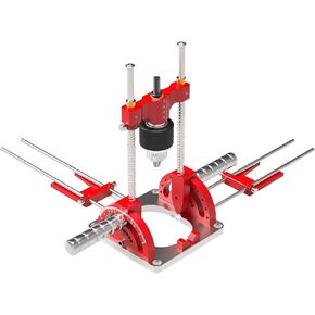 Portable Multi-Angle Drill Guide, Precision Multi-Angle Drill Guide for 1/16" - 1/2" Power Drills, 0° to 60° Angle Drill Guide Self-Centering Hand Drill Guide