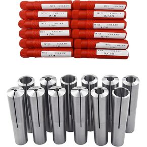 12-Pack Precision Morse Taper Collet Set 1/8-3/4in 3MT MT3 Mill Chuck Holder