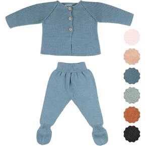 Newborn Girl Boy Clothes, 100% Organic Cotton, Knitted, Seamless, Soft and Breathable Baby Clothing in Kuwait