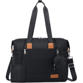 LOVEVOOK Diaper Bag Tote, Large Baby Diaper Bag Waterproof Travel Diaper Tote with Changing Pad