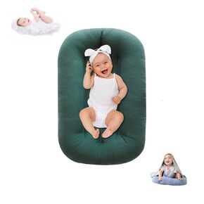 Baby Lounger Pillow for Infants Babies 0-12 Months, Bionic Organic Lounger for Baby, Soft Cotton Breathable Infant Floor Seats & Loungers for Newborn Baby Shower Gifts