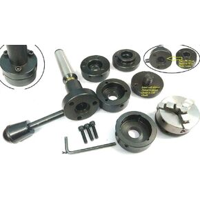 Lathe Tailstock Die Holder 3MT Shank- Tapping Threading Reaming Drilling+ 65mm 3 jaw self centering Chuck