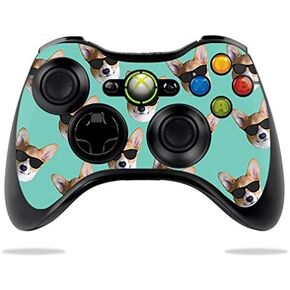 MightySkins Skin Compatible with Microsoft Xbox 360 Controller - Cool Corgi | Protective, Durable, and Unique Vinyl Decal wrap Cover | Easy to Apply, Remove, and Change Styles | Made in The USA