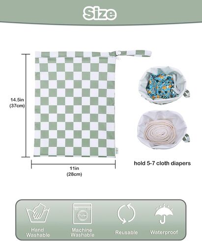 babygoal Waterproof Wet Dry Bag for Swimsuits,Travel, Food Storage, Stroller, Daycare, Baby Diapers, Yoga, Beach, Pool, Wet Clothes LAU-NKD61-B in Saudi Arabia