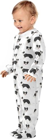 Dussdil Baby One-Piece Footies Newborn Rompers Pajamas Cotton Footed Pjs for Sleep Play Boys Girls in Kuwait