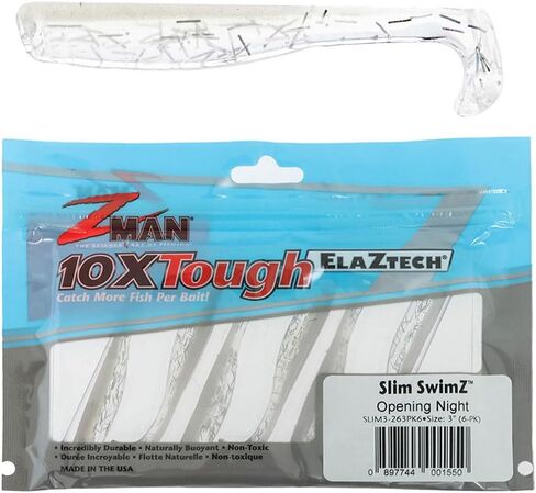 Z-MAN Slim SwimZ 3 بوصة 6 عبوات in Saudi Arabia