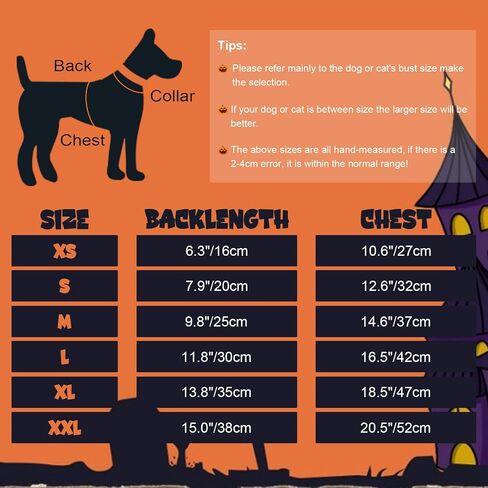 Dog Clothes Halloween Costume Cute Pet Ghost Costume Puppy Fleece Sweatshirt Cat Outfits for Small Dogs Halloween Cosplay Sweater CCCV Black01 X-Small in Saudi Arabia