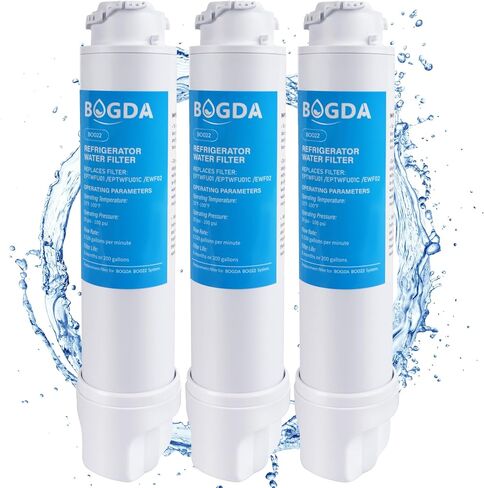 Water Filter Replacement Fit for EPTWFU01 Frigi-daire, Water Filter Compatible with Frig-idaire EPTW-FU01, EWF02, Pure-Source Ultra II, 1 Filter, By BOGDA in Saudi Arabia