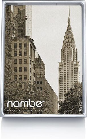 nambe Treso Collection Picture Frame, 4" x 6" | Photo Frame with Tempered Glass | Tabletop Display Family, Friends, Wedding Gift, Home Office Décor | Nambe Alloy and Glass in Saudi Arabia