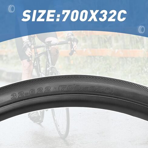 MEGHNA Bike Tire 700 x 28C / 700 x 32C Road Bike Tire 28/32-622mm Tire for Hybrid Bike Commuter Bike Road Bike Fix Gear Bike in Kuwait