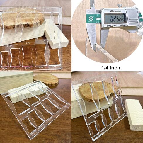 10 in 1 Router Templates for Woodworking,Butterfly Inlay Template,Wood Bowtie Router Templates Jig Bowtie Inlay Kit for Precise,Cuts Butterfly Inlay Template Decorative in Saudi Arabia