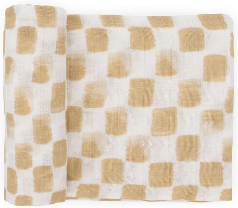 Little Unicorn - Cotton Muslin Swaddle Blanket | Single | 100% Cotton | Super Soft | Newborns and Infants | 47" x 47" | Unisex (Gingerbread Village) in Saudi Arabia