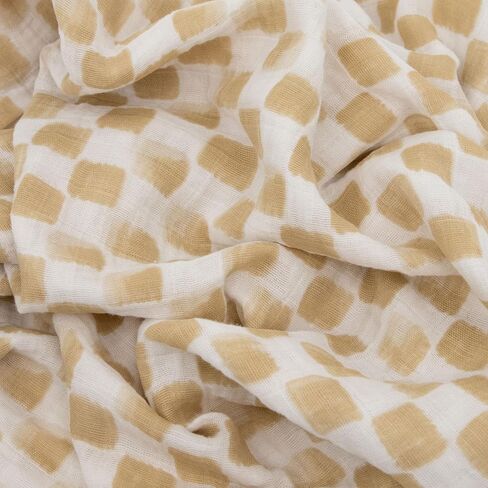 Little Unicorn - Cotton Muslin Swaddle Blanket | Single | 100% Cotton | Super Soft | Newborns and Infants | 47" x 47" | Unisex (Gingerbread Village) in Saudi Arabia