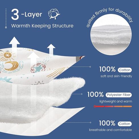 ZIGJOY Toddler Sleep Sack with Feet 2.5 TOG Baby Sleep Sack with Legs Toddler Wearable Blanket with 2-Way Zipper Soft for Infant Boy Girl 12-24 Months, Animal Art in Saudi Arabia