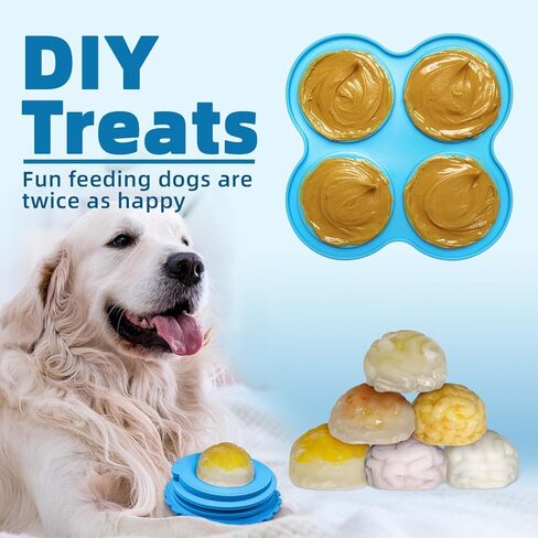 Freezbone Dog Popsicle Mold, Freezebone Fillable Dog Toys to Keep Them Busy, Skull Frozen Dog Treat Molds, Homemade Treat Frozen Dog Toy, Sturdy Safe, Easy Clean, Red and White Mix in Saudi Arabia
