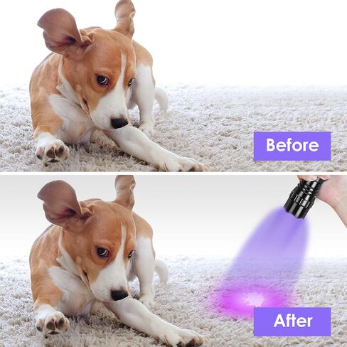 UniqueFire 501B 395nm UV Flashlight Blacklight Portable Black light for Resin Curing,Pet Urine Detection, Antique jade,etc in Saudi Arabia